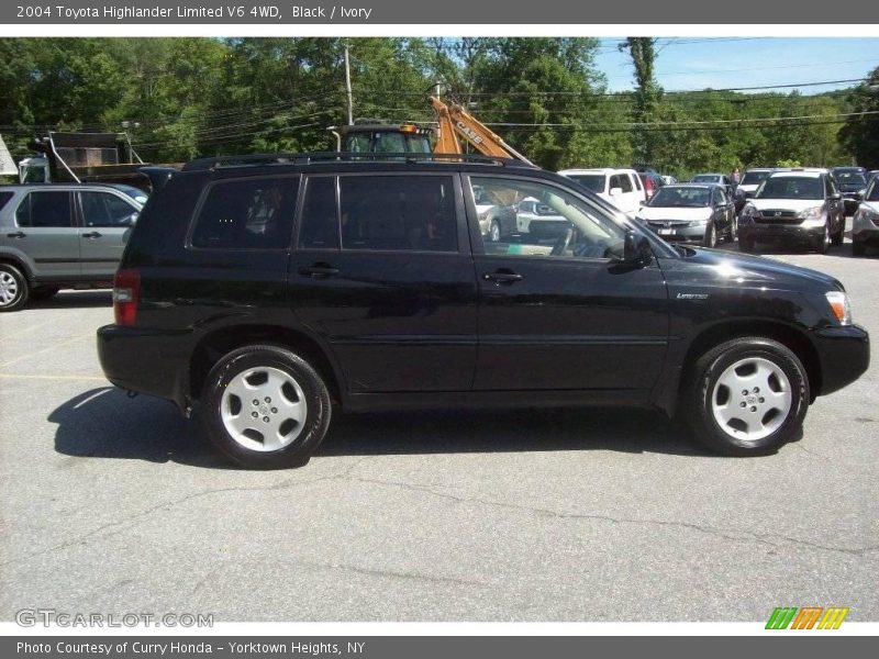 Black / Ivory 2004 Toyota Highlander Limited V6 4WD