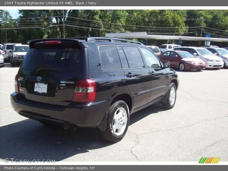 Black / Ivory 2004 Toyota Highlander Limited V6 4WD