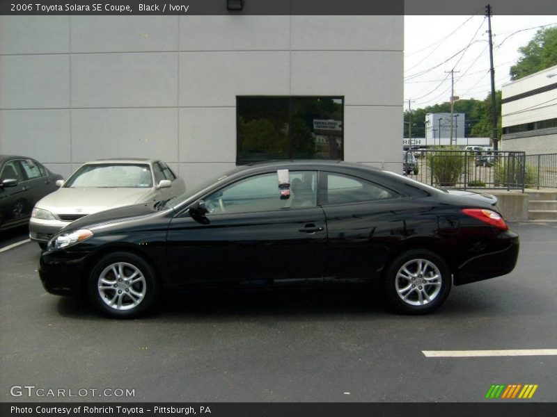 Black / Ivory 2006 Toyota Solara SE Coupe