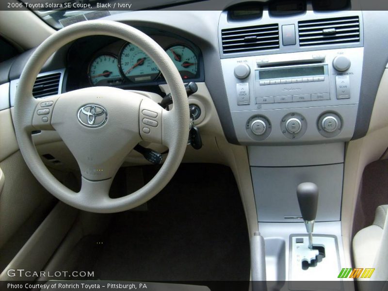 Black / Ivory 2006 Toyota Solara SE Coupe