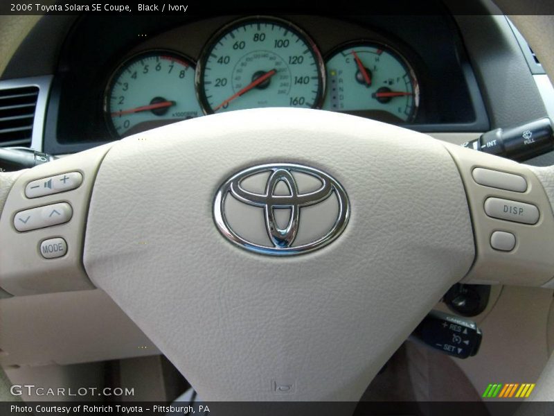Black / Ivory 2006 Toyota Solara SE Coupe