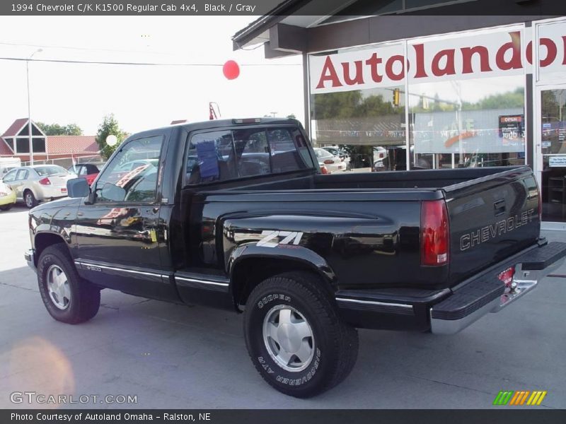 Black / Gray 1994 Chevrolet C/K K1500 Regular Cab 4x4