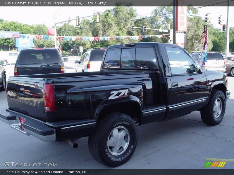 Black / Gray 1994 Chevrolet C/K K1500 Regular Cab 4x4