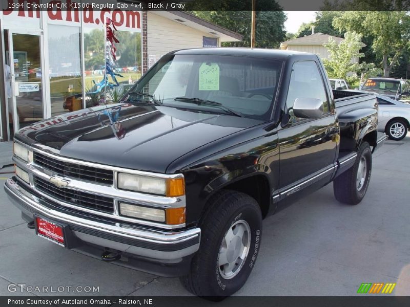 Black / Gray 1994 Chevrolet C/K K1500 Regular Cab 4x4