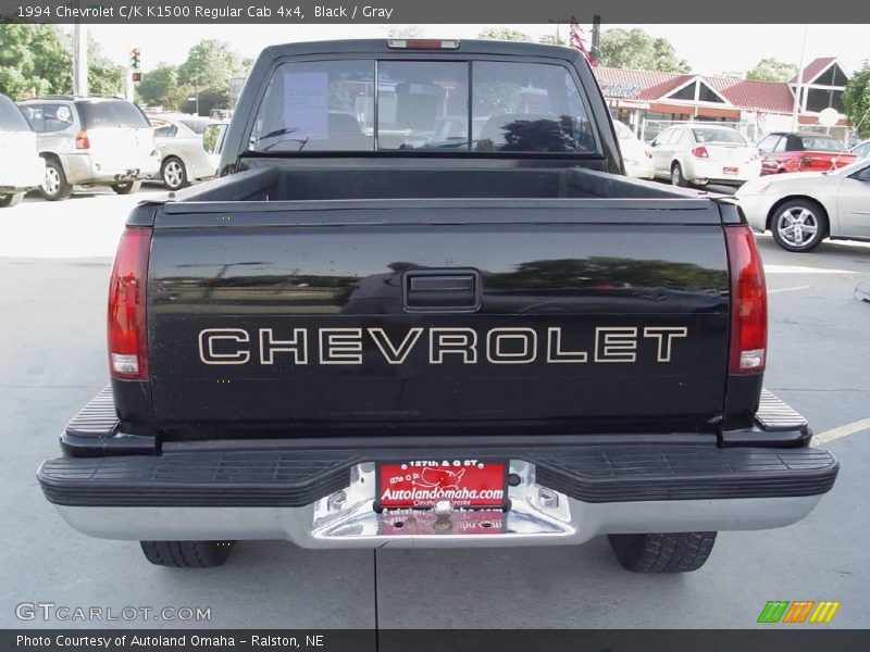 Black / Gray 1994 Chevrolet C/K K1500 Regular Cab 4x4