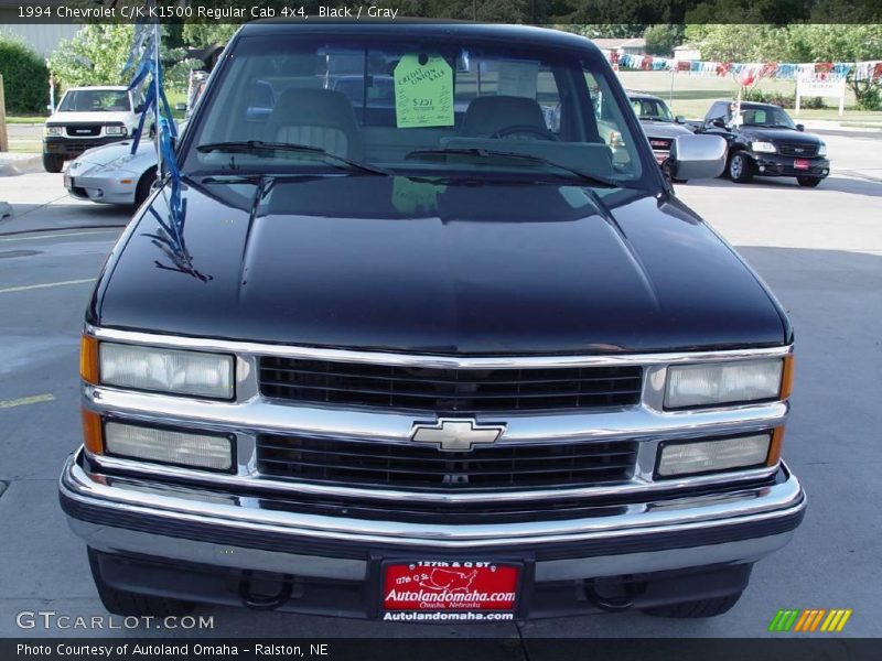 Black / Gray 1994 Chevrolet C/K K1500 Regular Cab 4x4