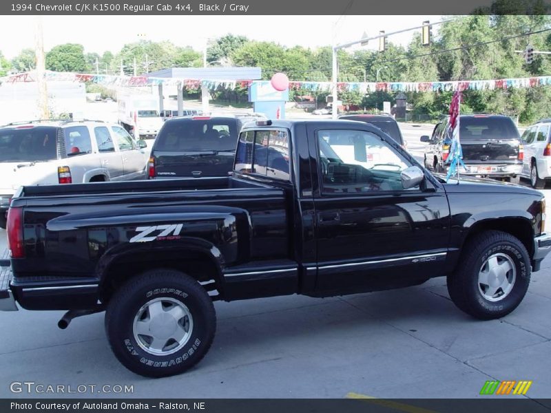 Black / Gray 1994 Chevrolet C/K K1500 Regular Cab 4x4