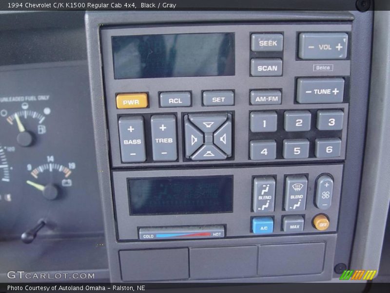 Black / Gray 1994 Chevrolet C/K K1500 Regular Cab 4x4