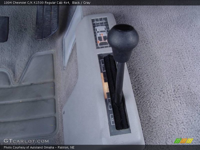 Black / Gray 1994 Chevrolet C/K K1500 Regular Cab 4x4