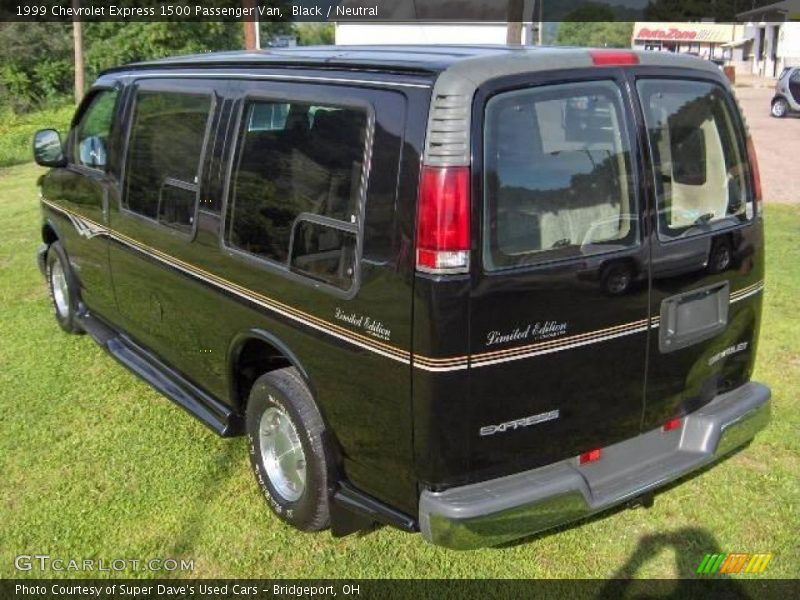 Black / Neutral 1999 Chevrolet Express 1500 Passenger Van