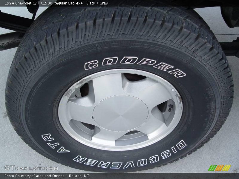 Black / Gray 1994 Chevrolet C/K K1500 Regular Cab 4x4