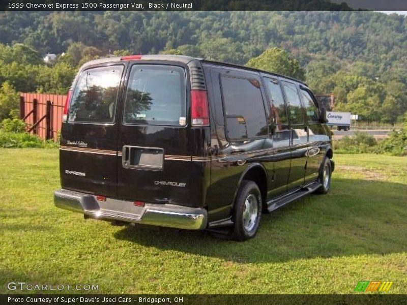 Black / Neutral 1999 Chevrolet Express 1500 Passenger Van