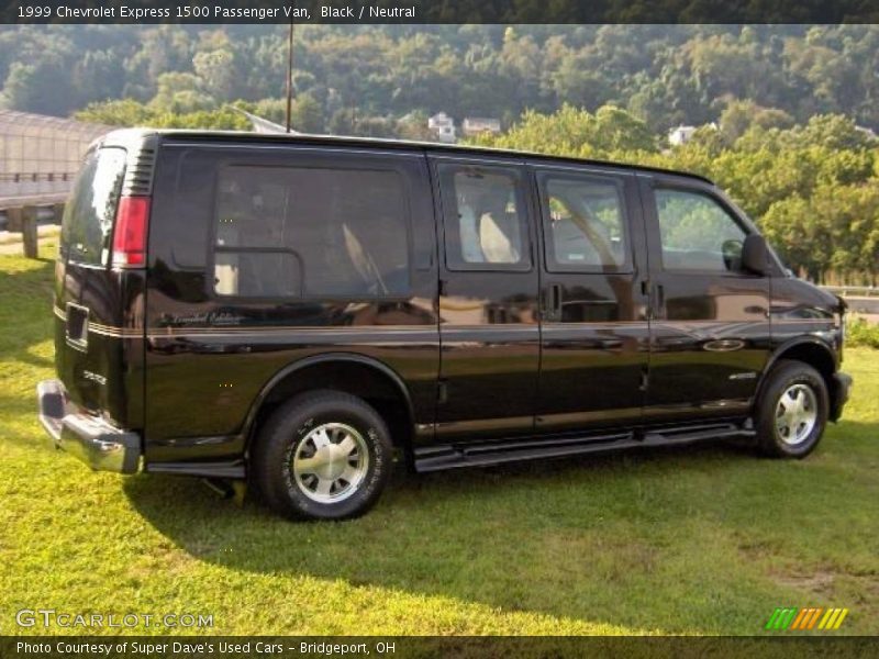 Black / Neutral 1999 Chevrolet Express 1500 Passenger Van