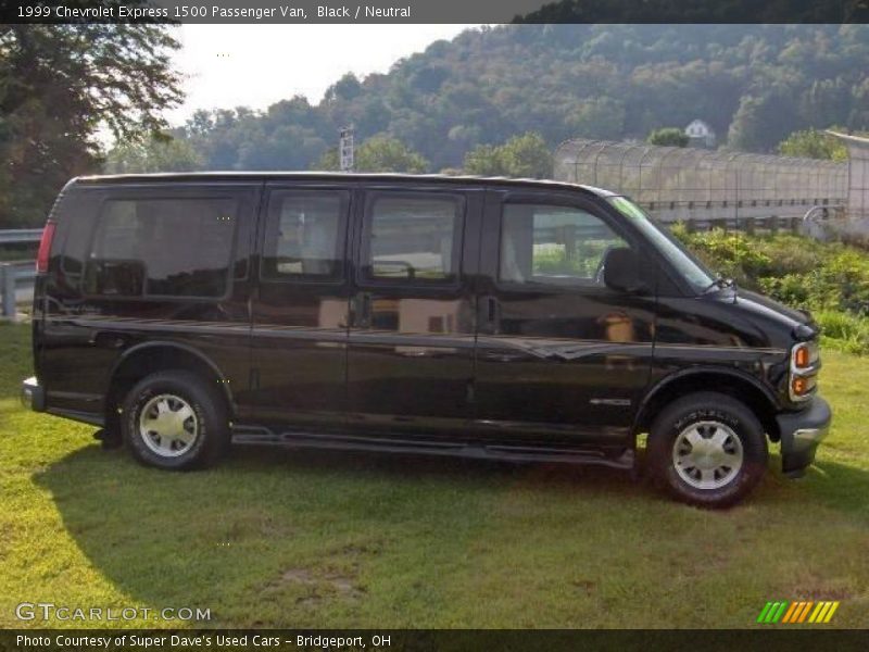 Black / Neutral 1999 Chevrolet Express 1500 Passenger Van