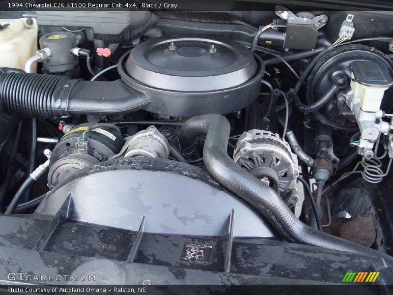 Black / Gray 1994 Chevrolet C/K K1500 Regular Cab 4x4