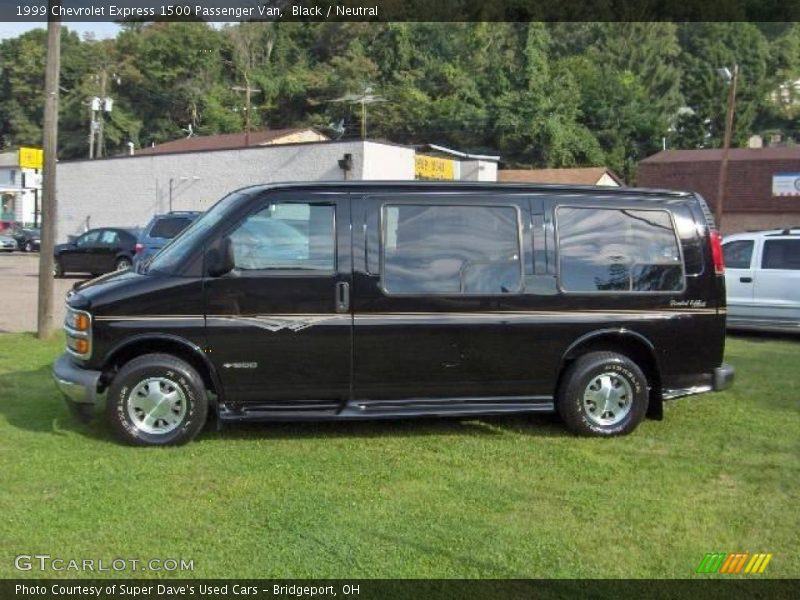 Black / Neutral 1999 Chevrolet Express 1500 Passenger Van