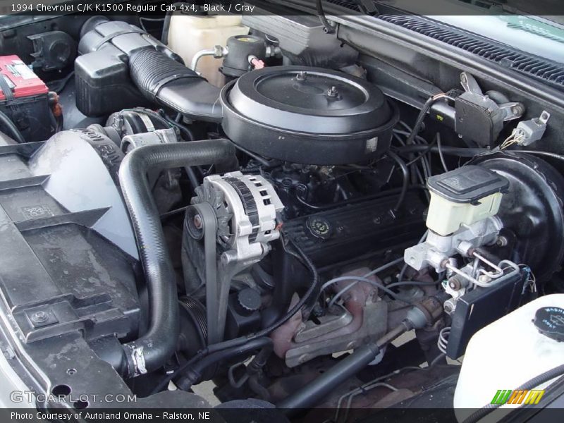 Black / Gray 1994 Chevrolet C/K K1500 Regular Cab 4x4