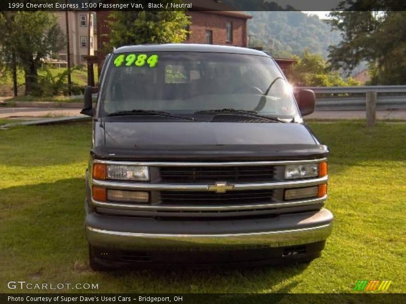 Black / Neutral 1999 Chevrolet Express 1500 Passenger Van