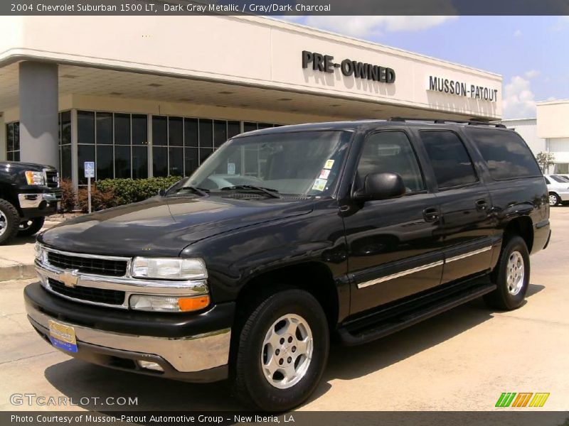 Dark Gray Metallic / Gray/Dark Charcoal 2004 Chevrolet Suburban 1500 LT