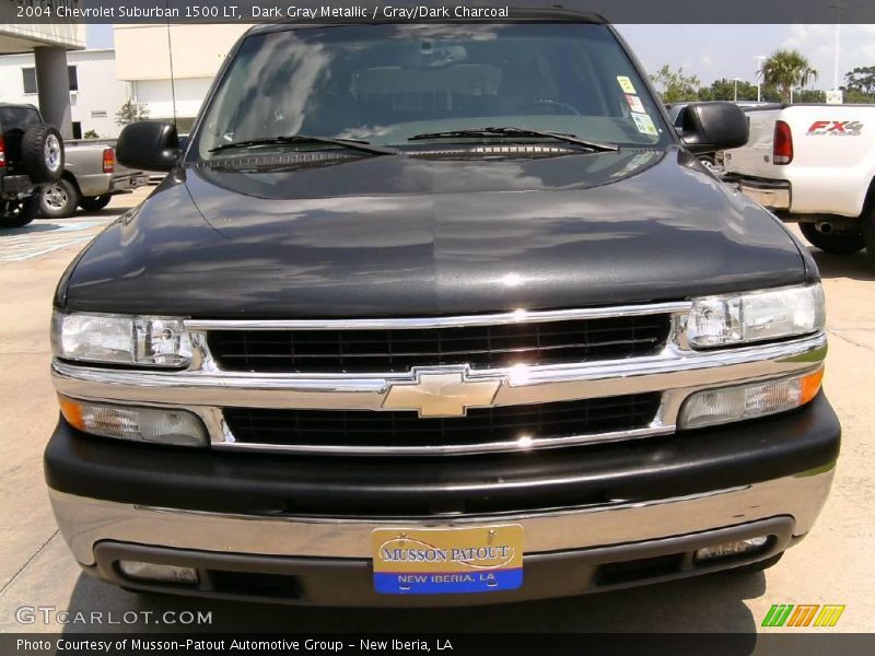 Dark Gray Metallic / Gray/Dark Charcoal 2004 Chevrolet Suburban 1500 LT