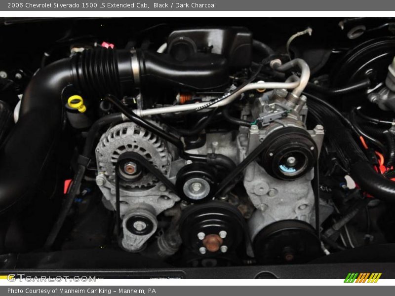 Black / Dark Charcoal 2006 Chevrolet Silverado 1500 LS Extended Cab