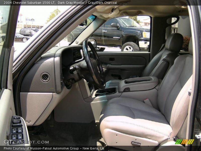 Dark Gray Metallic / Gray/Dark Charcoal 2004 Chevrolet Suburban 1500 LT