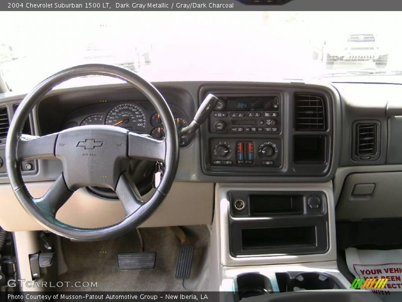 Dark Gray Metallic / Gray/Dark Charcoal 2004 Chevrolet Suburban 1500 LT