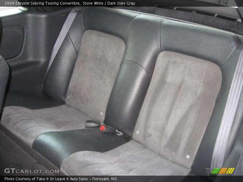 Stone White / Dark Slate Gray 2004 Chrysler Sebring Touring Convertible