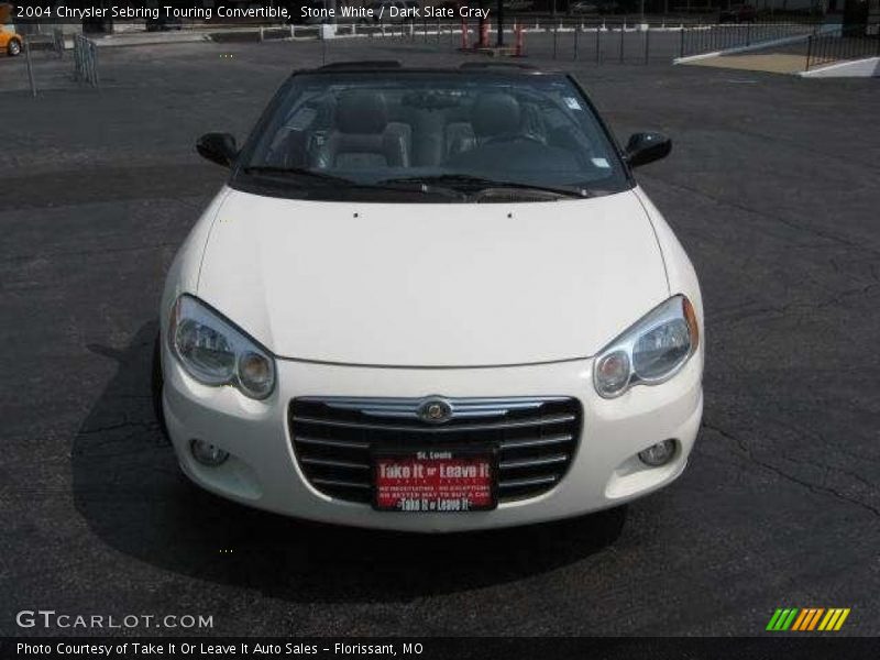 Stone White / Dark Slate Gray 2004 Chrysler Sebring Touring Convertible