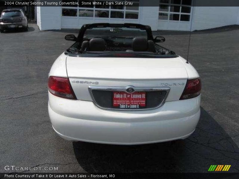 Stone White / Dark Slate Gray 2004 Chrysler Sebring Touring Convertible