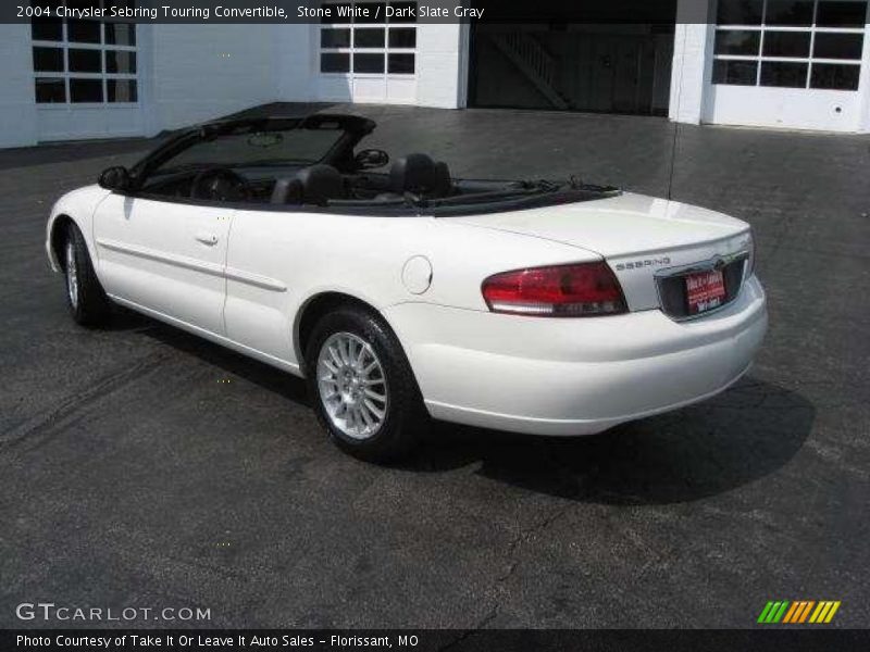 Stone White / Dark Slate Gray 2004 Chrysler Sebring Touring Convertible