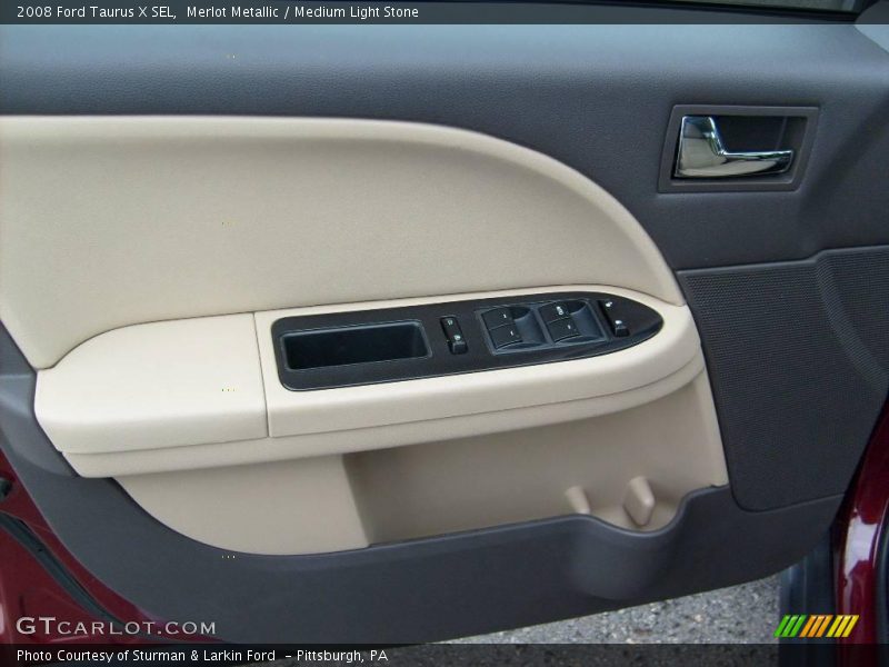 Merlot Metallic / Medium Light Stone 2008 Ford Taurus X SEL