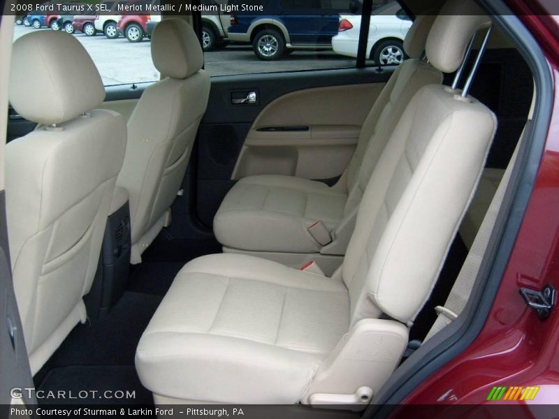 Merlot Metallic / Medium Light Stone 2008 Ford Taurus X SEL