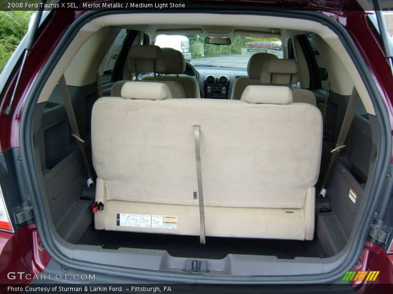 Merlot Metallic / Medium Light Stone 2008 Ford Taurus X SEL