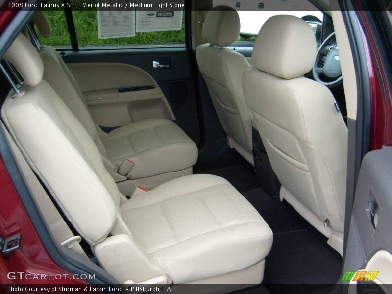 Merlot Metallic / Medium Light Stone 2008 Ford Taurus X SEL