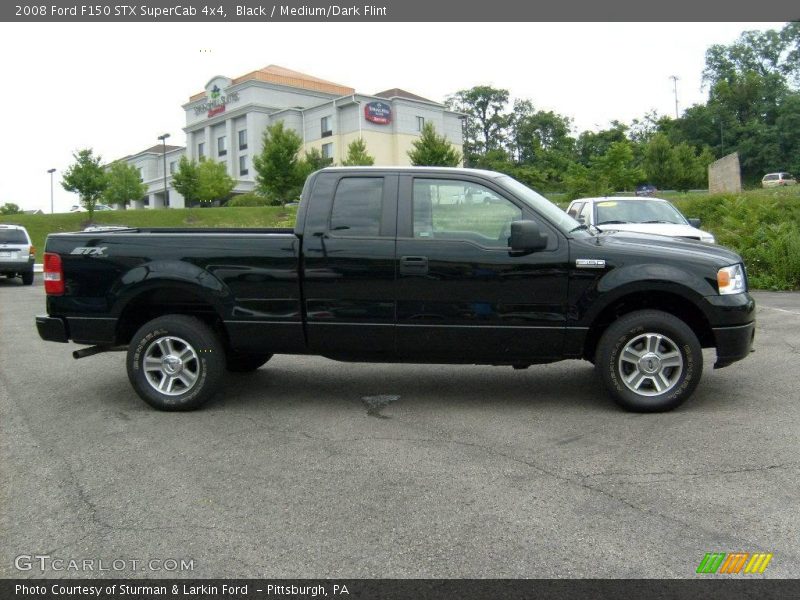 Black / Medium/Dark Flint 2008 Ford F150 STX SuperCab 4x4