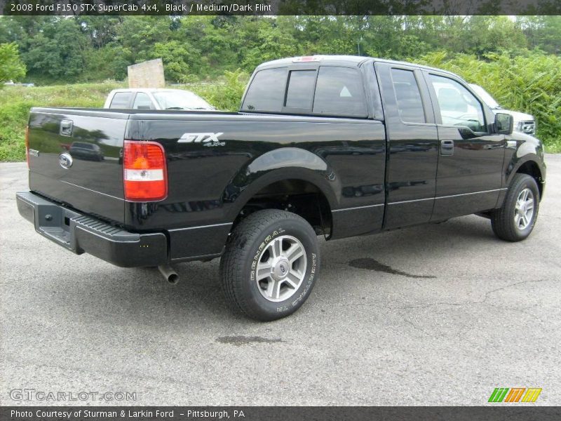 Black / Medium/Dark Flint 2008 Ford F150 STX SuperCab 4x4