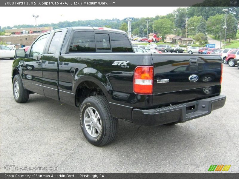 Black / Medium/Dark Flint 2008 Ford F150 STX SuperCab 4x4