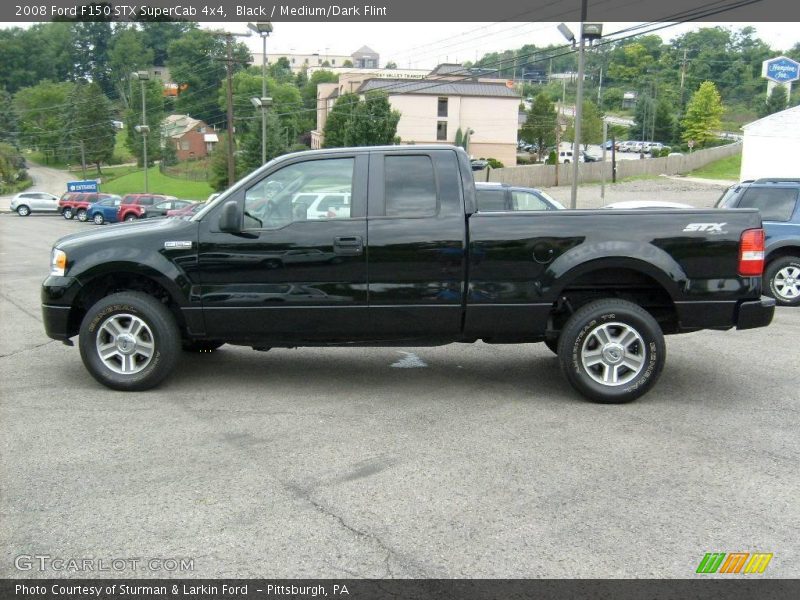 Black / Medium/Dark Flint 2008 Ford F150 STX SuperCab 4x4