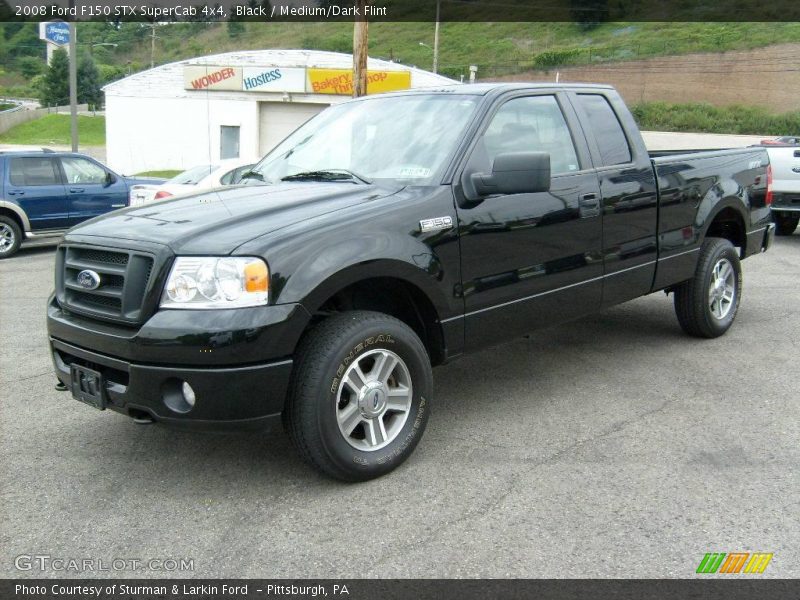 Black / Medium/Dark Flint 2008 Ford F150 STX SuperCab 4x4