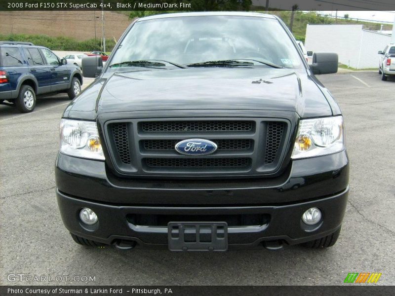 Black / Medium/Dark Flint 2008 Ford F150 STX SuperCab 4x4