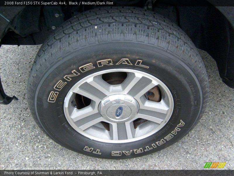 Black / Medium/Dark Flint 2008 Ford F150 STX SuperCab 4x4