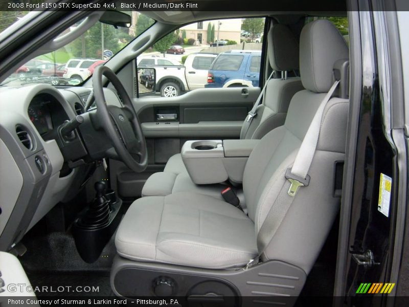 Black / Medium/Dark Flint 2008 Ford F150 STX SuperCab 4x4