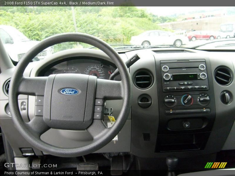 Black / Medium/Dark Flint 2008 Ford F150 STX SuperCab 4x4