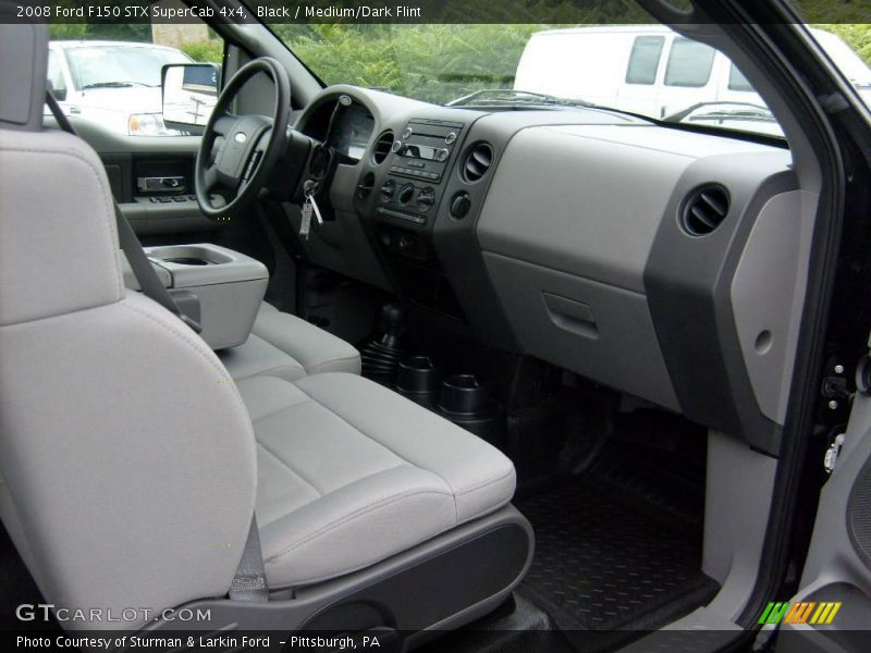 Black / Medium/Dark Flint 2008 Ford F150 STX SuperCab 4x4