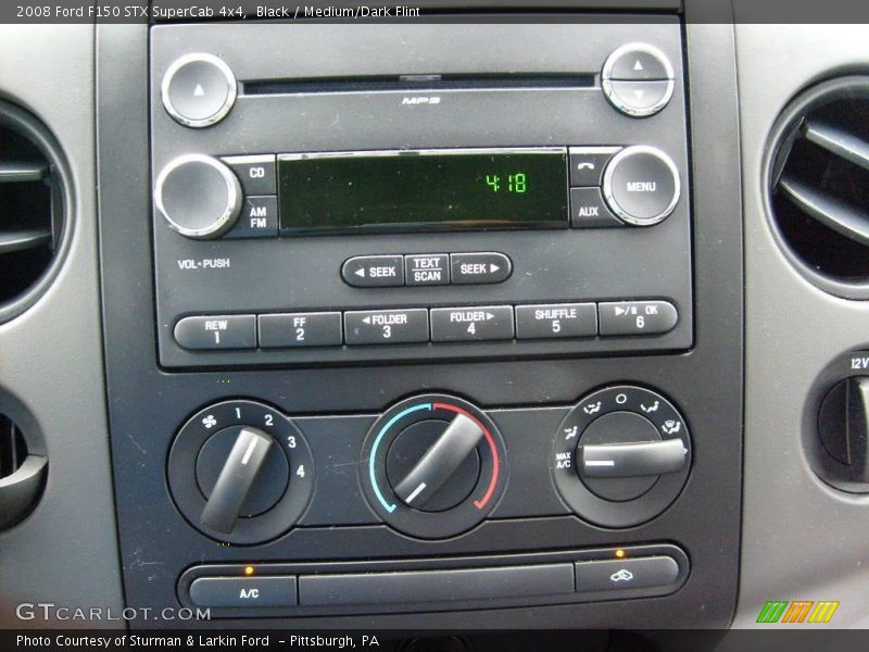 Black / Medium/Dark Flint 2008 Ford F150 STX SuperCab 4x4