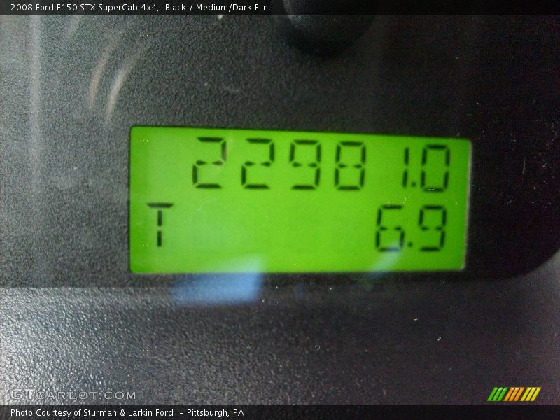 Black / Medium/Dark Flint 2008 Ford F150 STX SuperCab 4x4