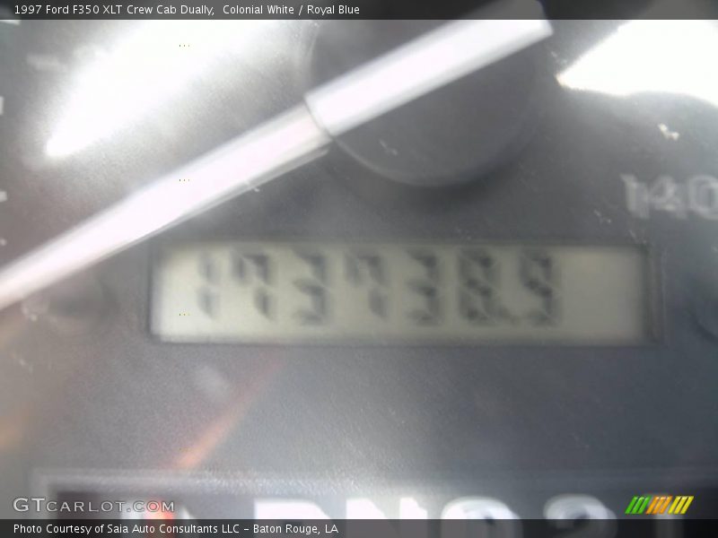 Colonial White / Royal Blue 1997 Ford F350 XLT Crew Cab Dually