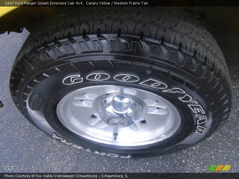 Canary Yellow / Medium Prairie Tan 1997 Ford Ranger Splash Extended Cab 4x4