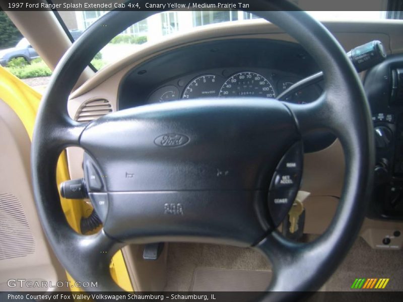 Canary Yellow / Medium Prairie Tan 1997 Ford Ranger Splash Extended Cab 4x4